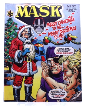 MASK (M.A.S.K.) UK-Comic Magazine No. 37 (1987): Santas Christmas Visit